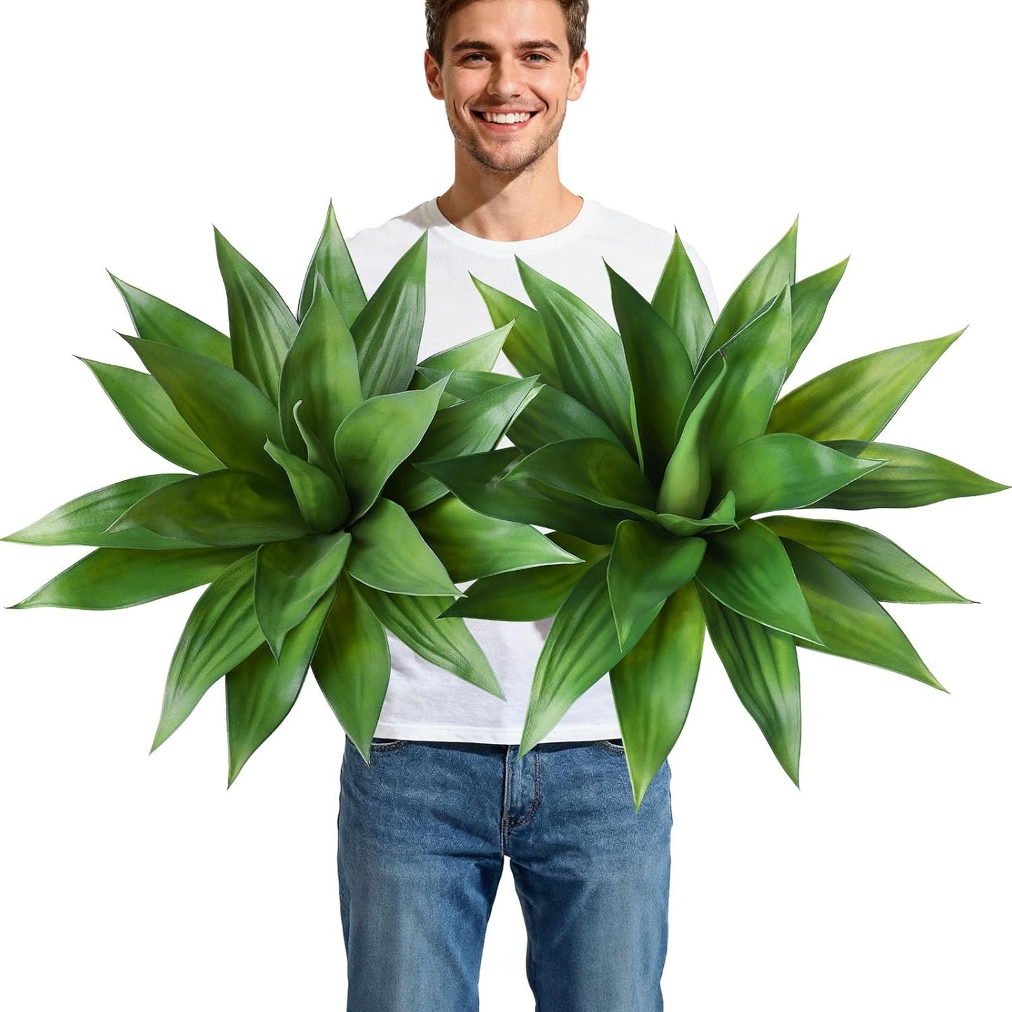 28 inch Large Artificial Agave Succulent Plant Greenery