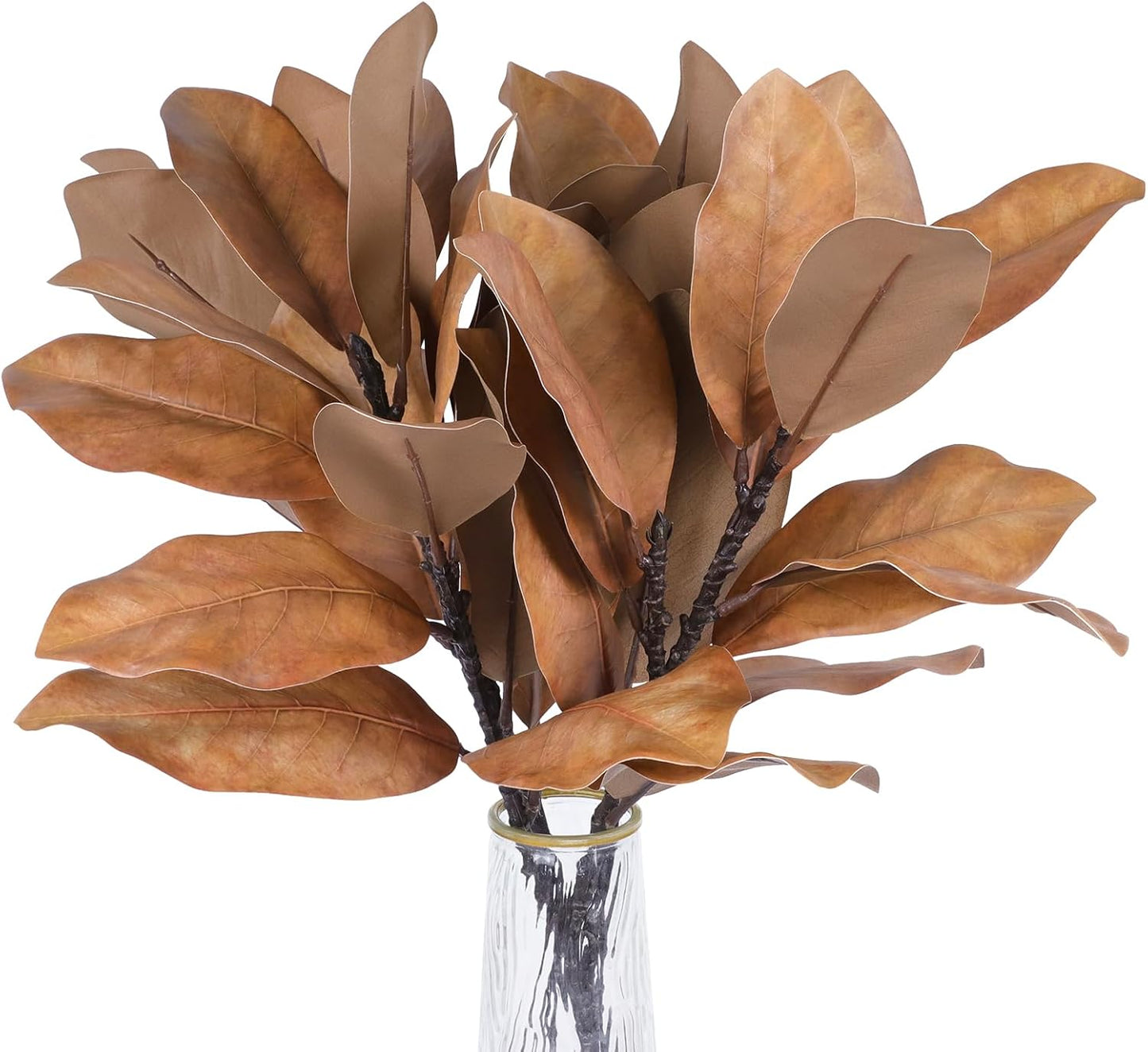 Artificial Autumn Magnolia Branches Fall Floral Decor Dried
