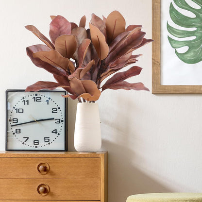Artificial Autumn Magnolia Branches Fall Floral Decor Dried
