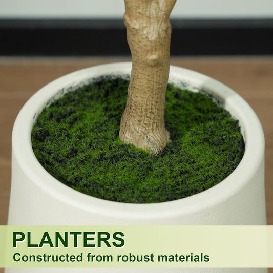 Artificial Olive Trees Silk Plant Planter Potted Plants