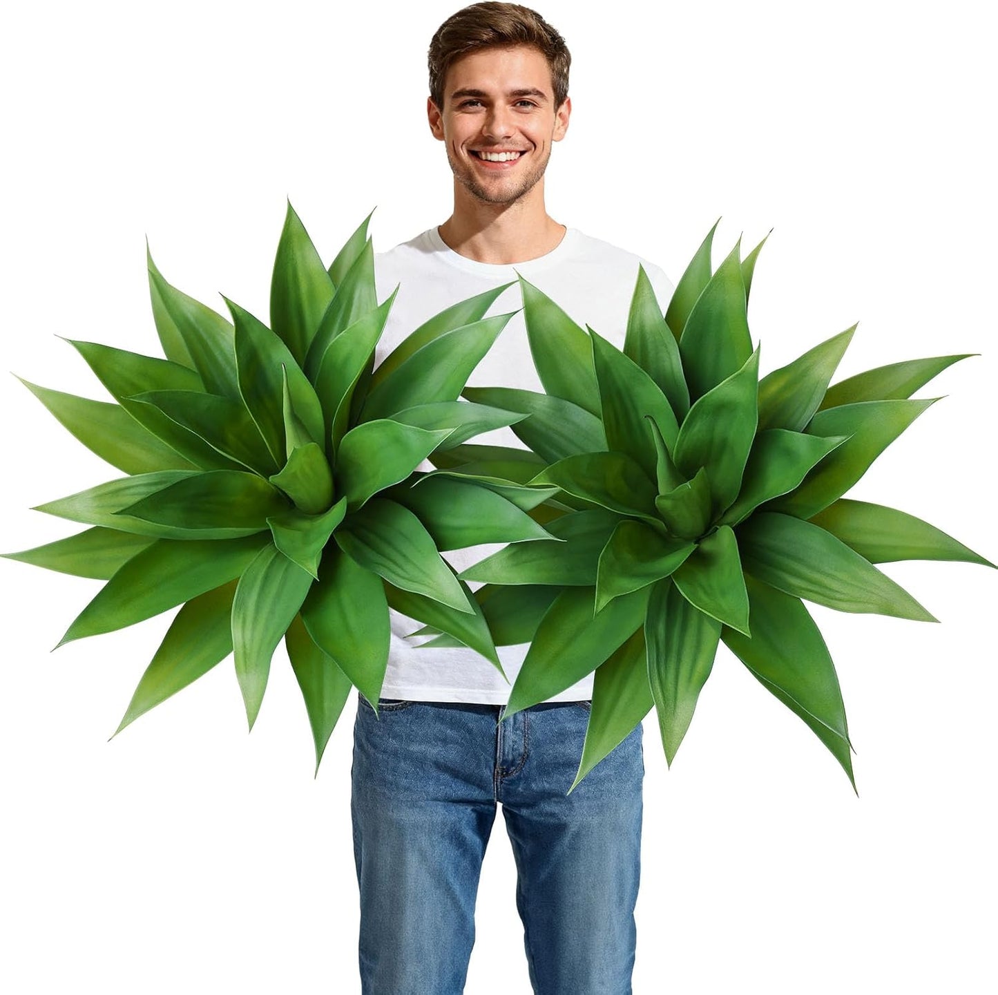 28 inch Large Artificial Agave Succulent Plant Greenery
