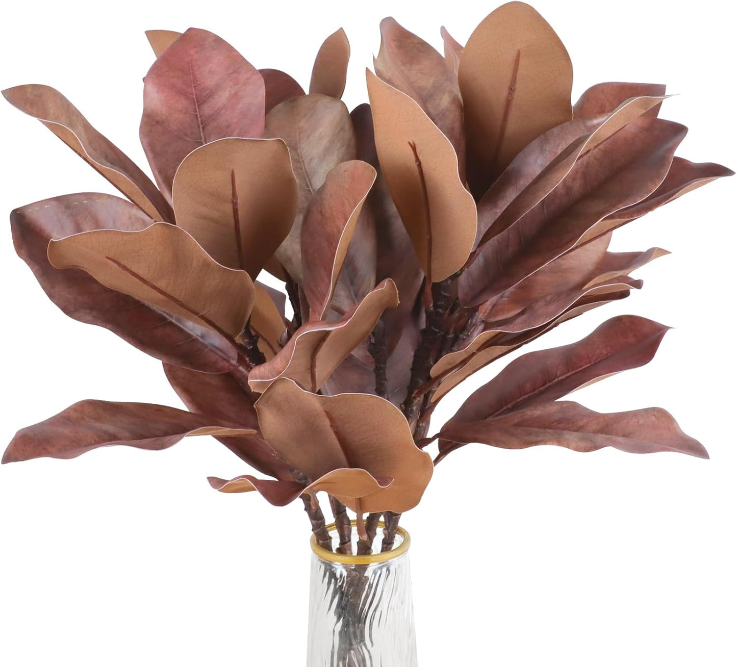 Artificial Autumn Magnolia Branches Fall Floral Decor Dried