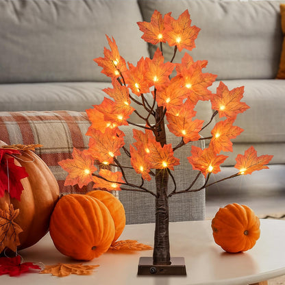 Artificial Illuminated Maple Tree Led Lighted Fall Potted