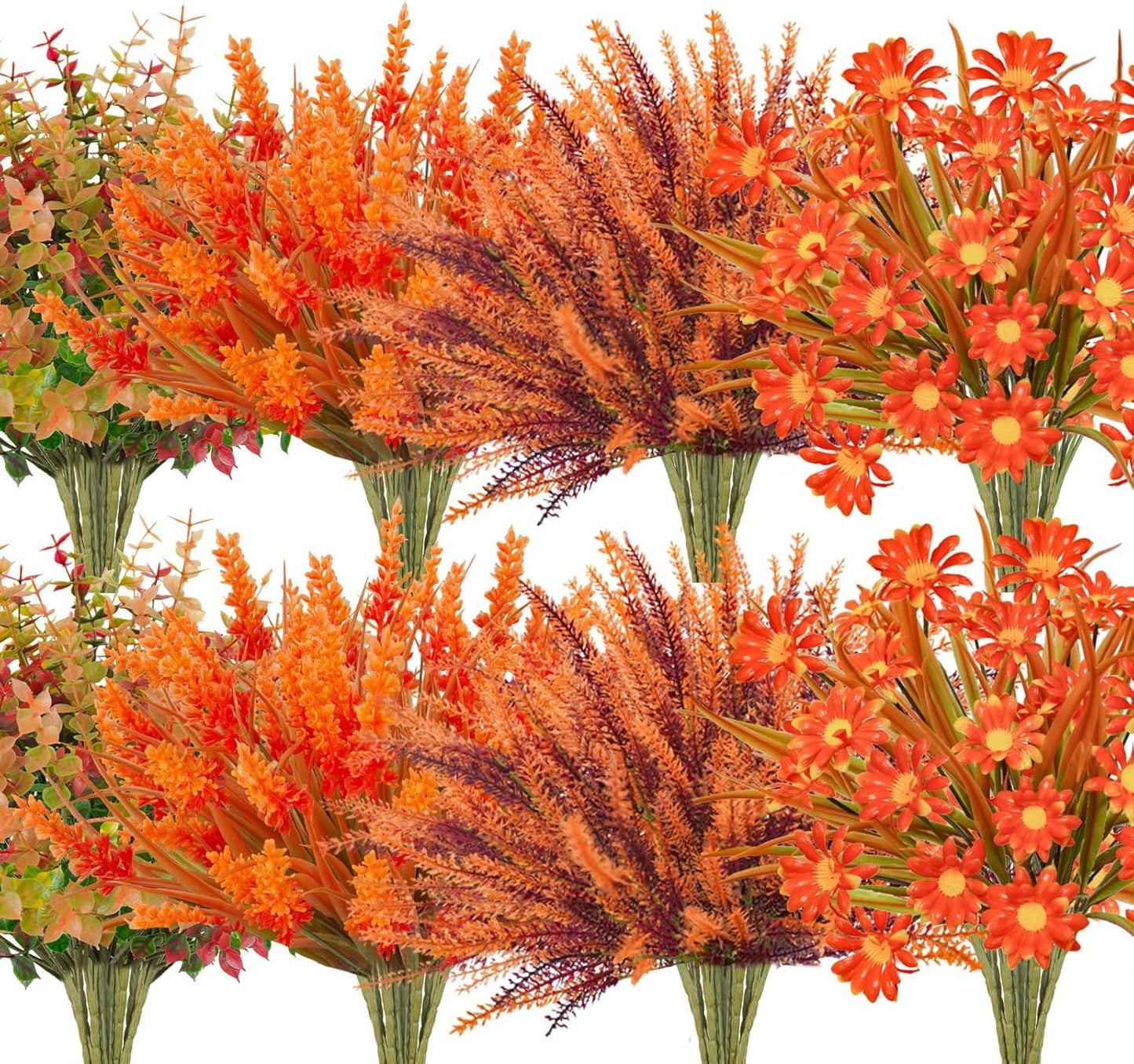 20 bundles Fall Artificial Lavender Flowers Resistant UV