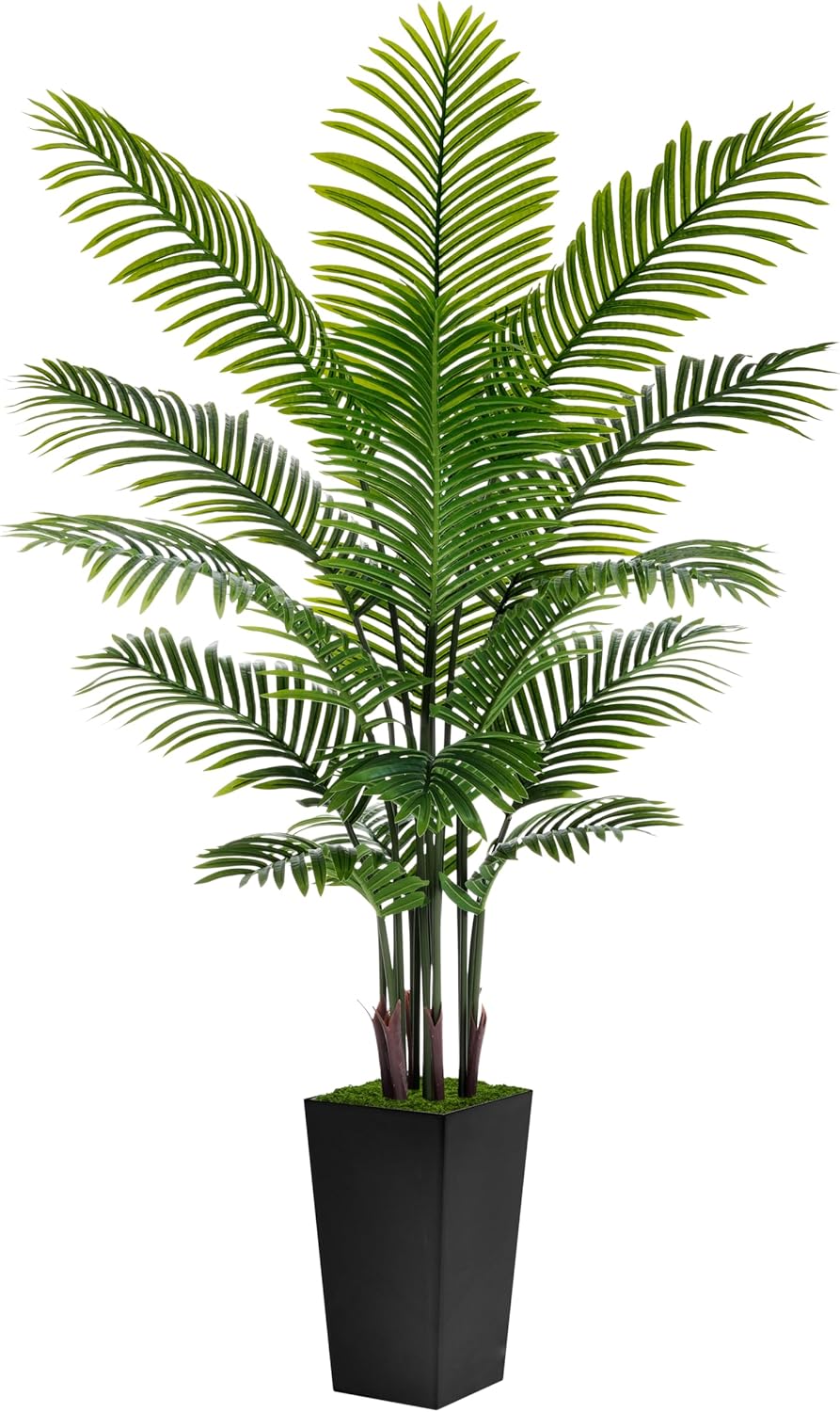 5 ft Artificial Palm Tree Tall Black Home