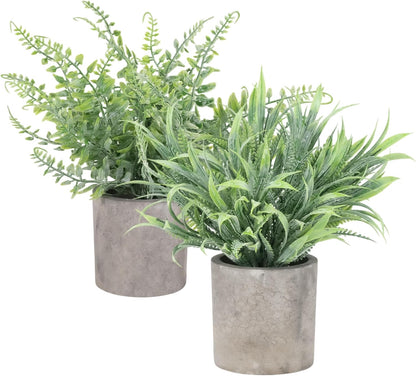 3 pack Artificial Lavender Plants Biodegradable Pots Home