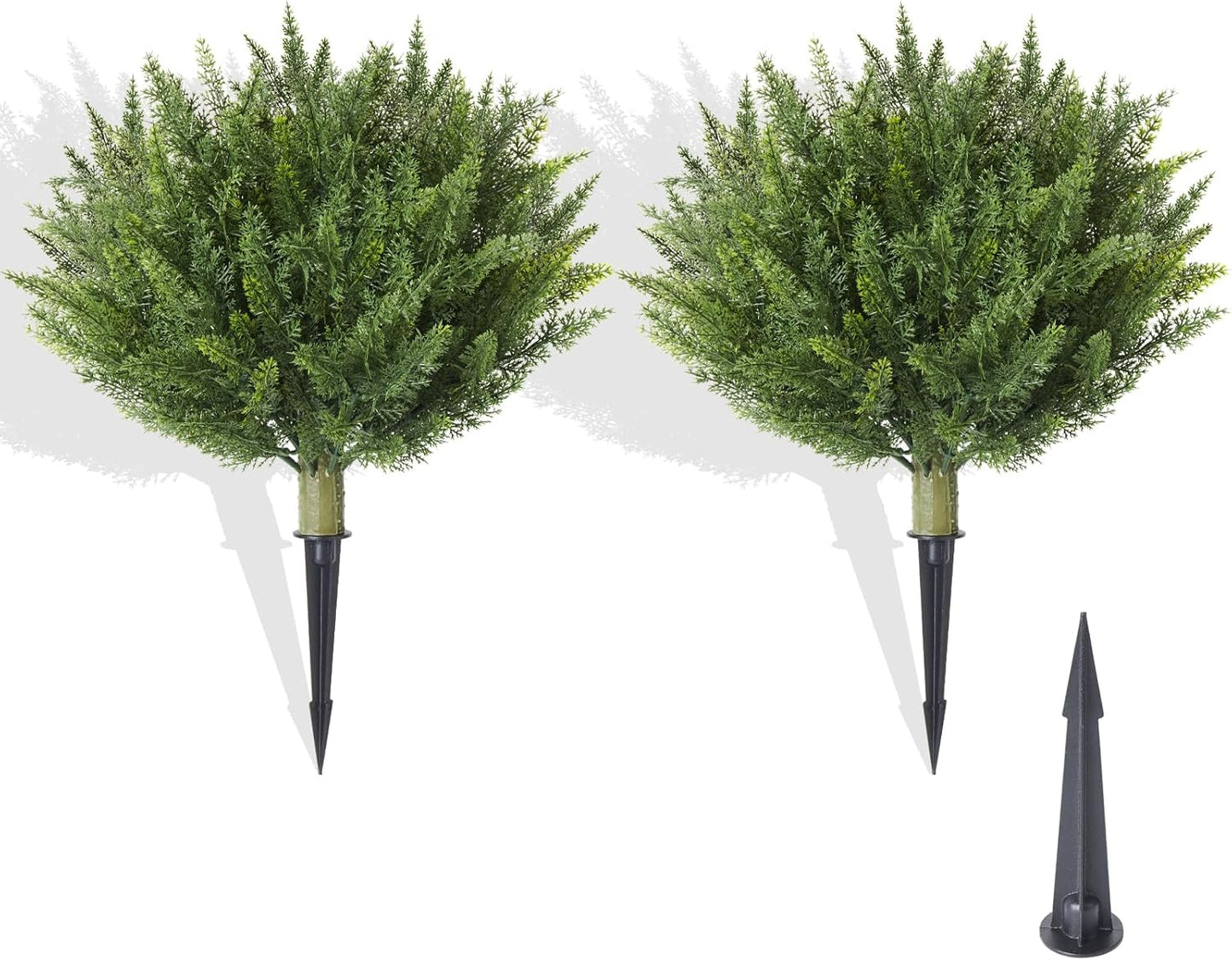 2 pack 15.7 inch Artificial Lavender Topiary Ball