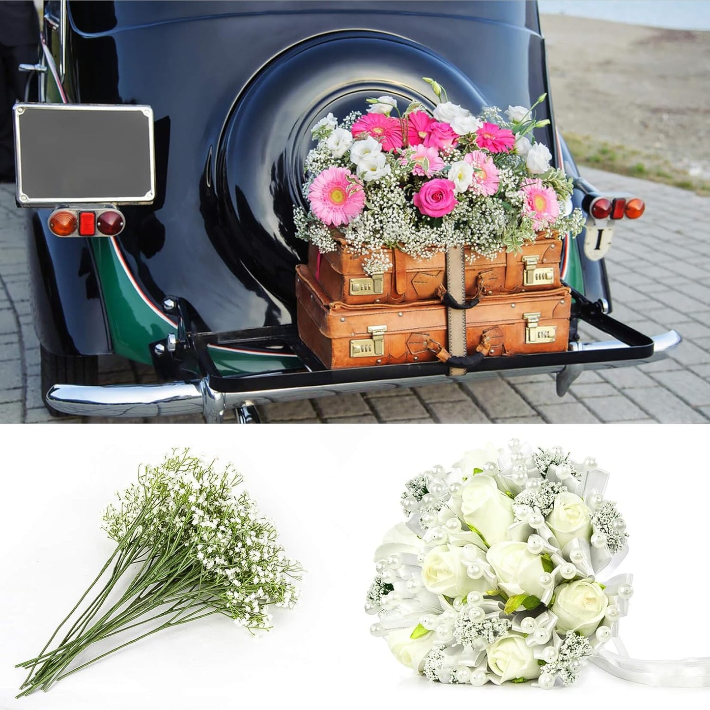 Artificial Gypsophila Flowers Baby Breath Outdoor Decor Indoor