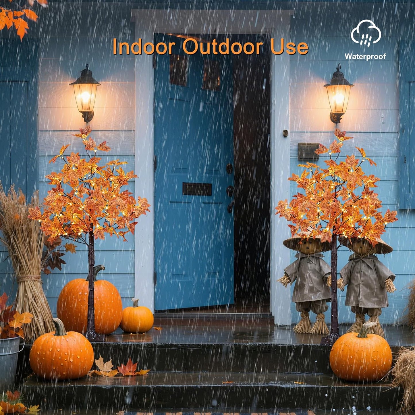 Artificial Illuminated Maple Tree Led Lighted Fall Potted