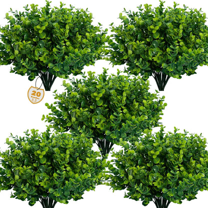 24 Pcs UV Resistant PE Shrubs Porch Window