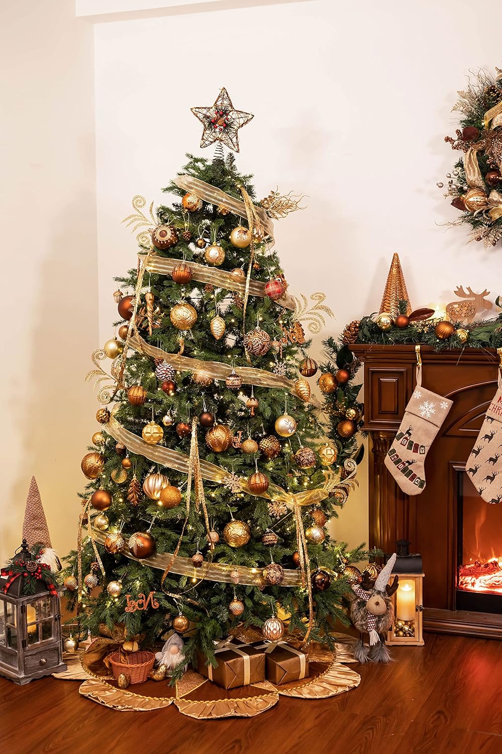 48 inch Valery Madelyn Christmas Tree Skirt Plush