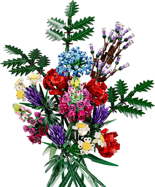 1000 pcs Flower Bouquet Building Kit Artificial Botanical