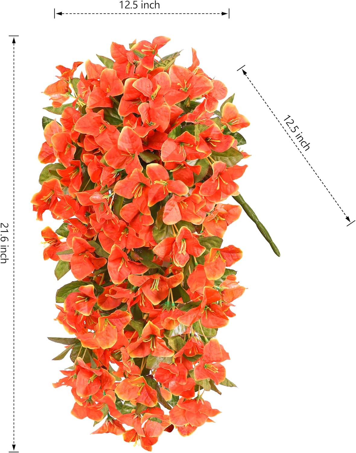 Artificial Bougainvillea Flowers Silk Blooms Outdoor Decor Indoor