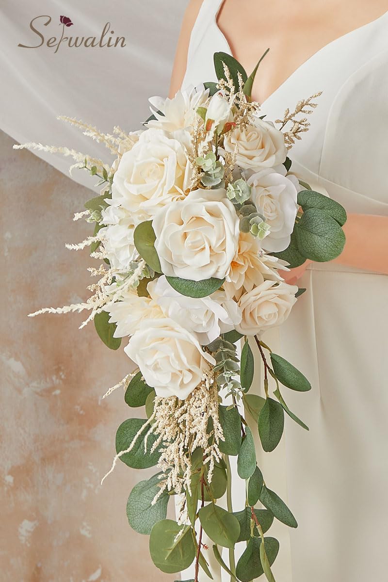 9.8 inch Serwalin Wedding Bouquets Home Kitchen Artificial