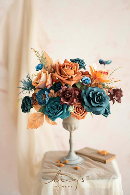 Ling Moment Flowers Box Artificial Greenery Stems Foam