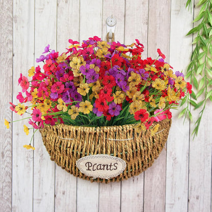 28 Bundles Silk Plants UV Resistant Porch Garden