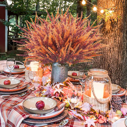 20 bundles Fall Artificial Lavender Flowers Resistant UV