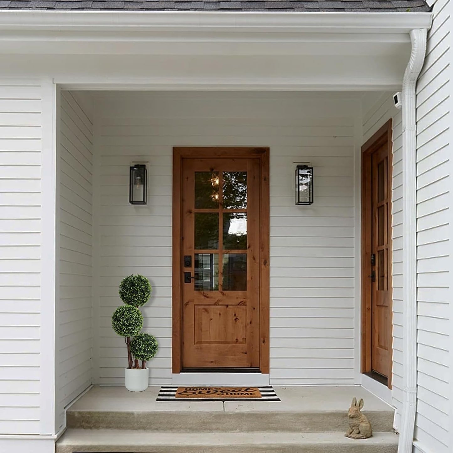 3 ft Artificial Triple Ball Boxwood Topiary Trees