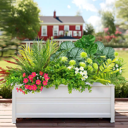 20 pcs Artificial Outdoor Plants Resistant Flowers UV