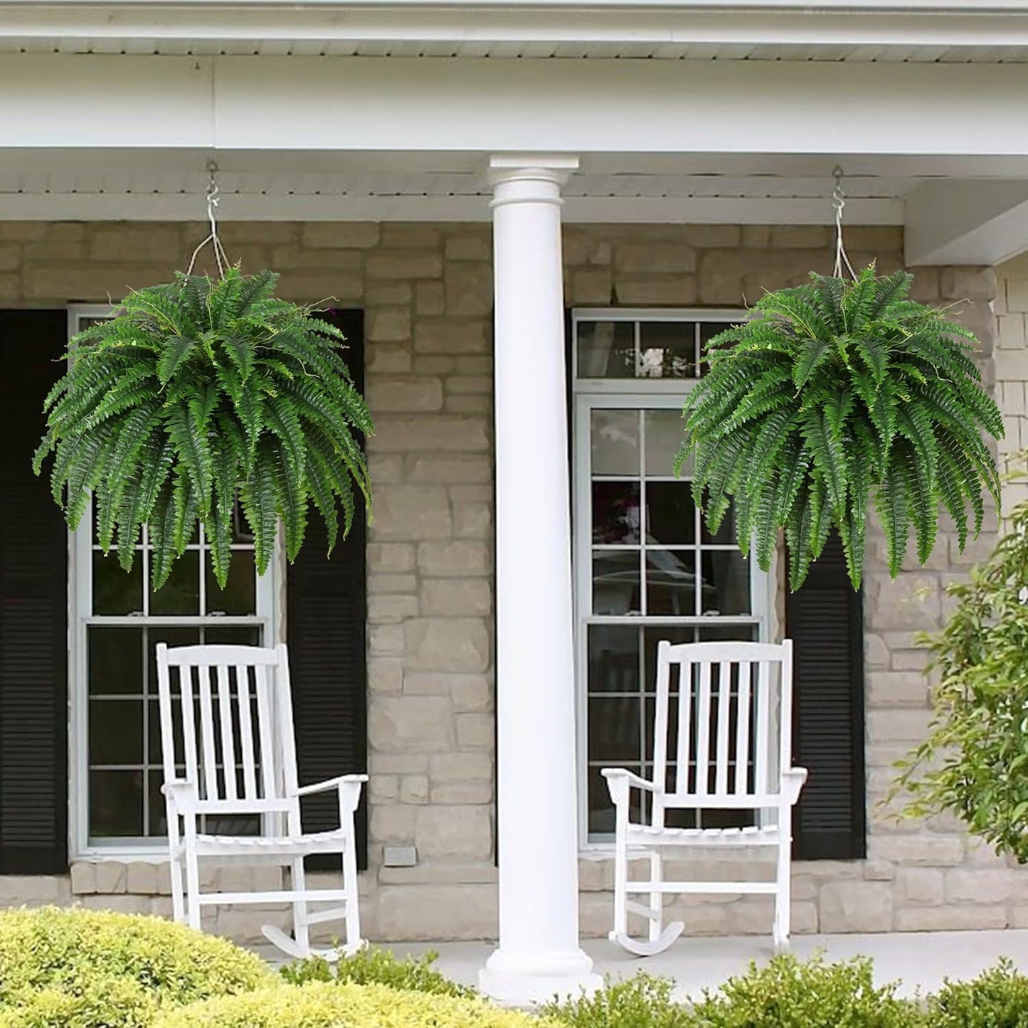 43 inch Large Artificial Boston Fern Bush Home