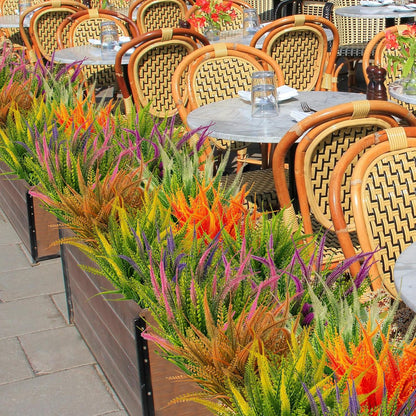 12 bundles Artificial Boston Ferns Flowers Home Kitchen