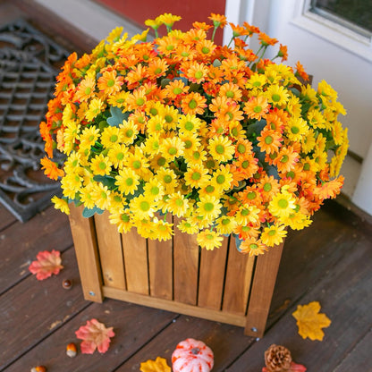Artificial Daisy Flowers Silk Blooms Outdoor Decor Indoor
