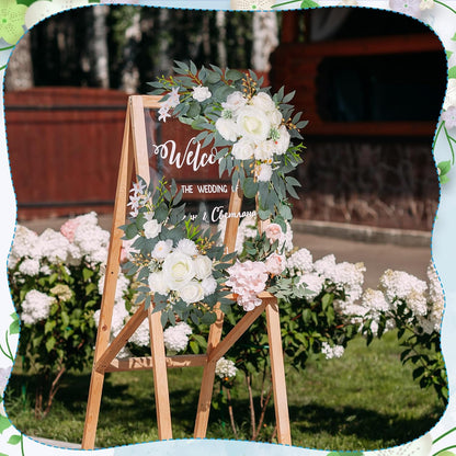 2 pack Wedding Arch Decorations Reusable Artificial Hanging