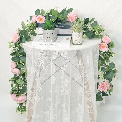 2 pack 13 ft Tochgreen Artificial Eucalyptus Flower