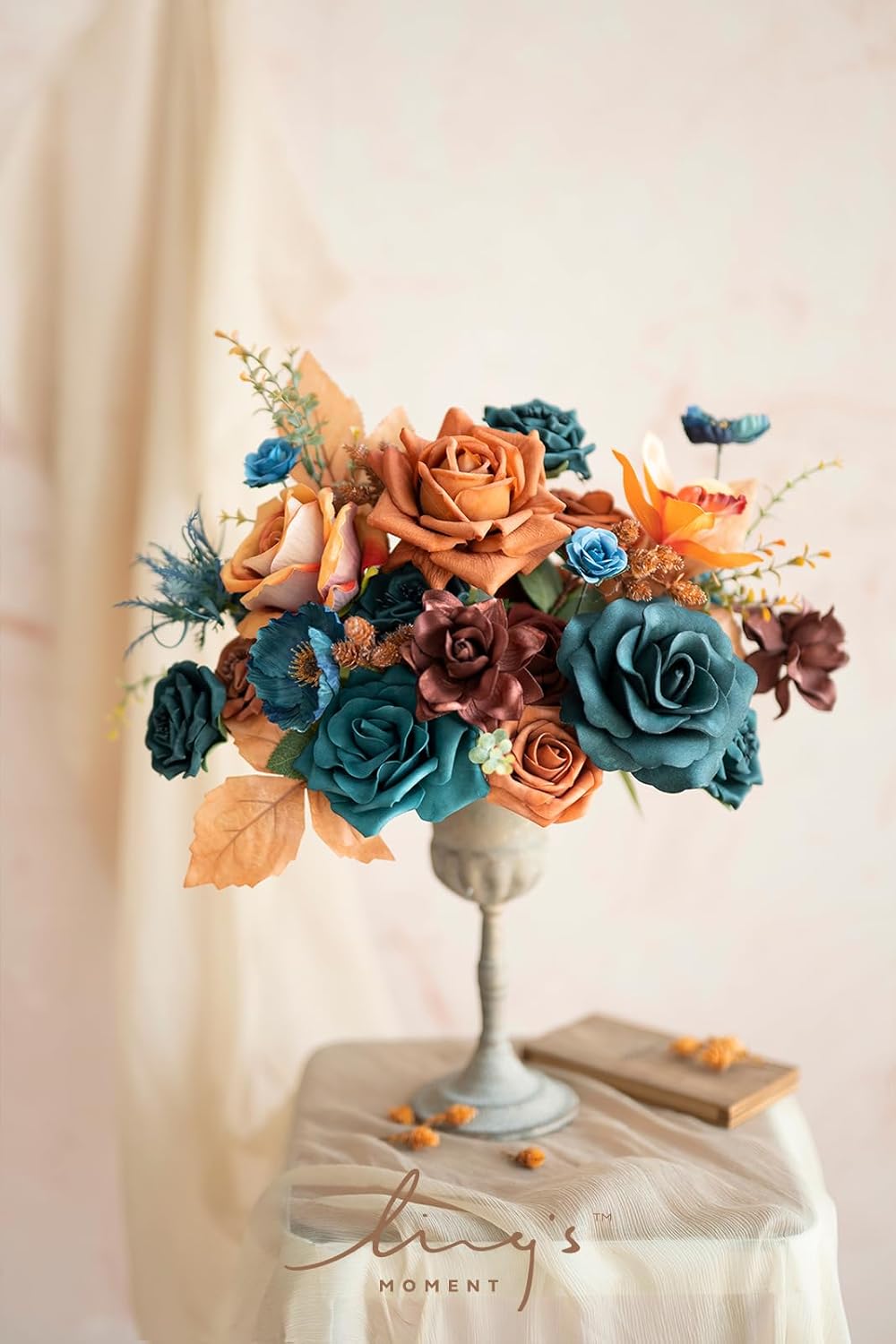 Ling Moment Flowers Box Artificial Greenery Stems Foam