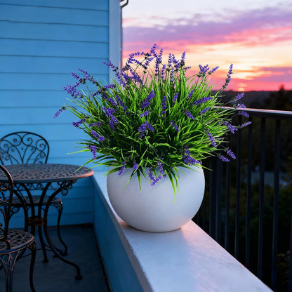 12 bundles Artificial Lavender Flowers Monkey Grass Home