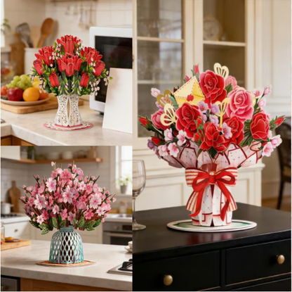 Forever Blooming Flower Roses Artificial Decor Indoor Decor
