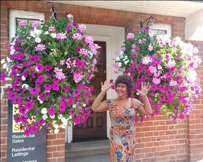 UV Resistant Artificial Morning Glory Flowers Outdoor Decor