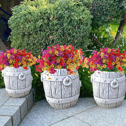 28 Bundles Silk Plants UV Resistant Porch Garden