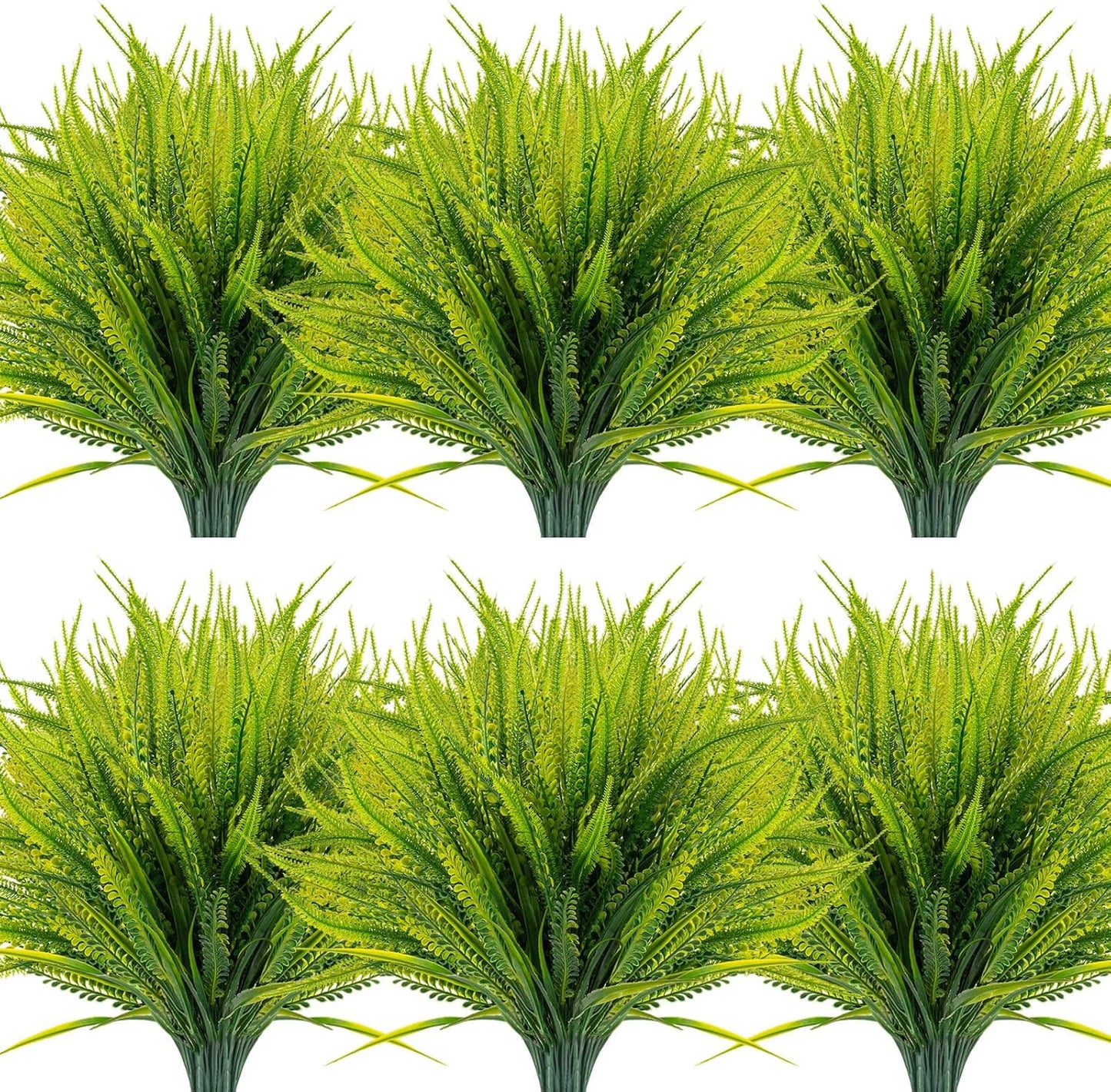 12 bundles Artificial Boston Ferns Flowers Home Kitchen