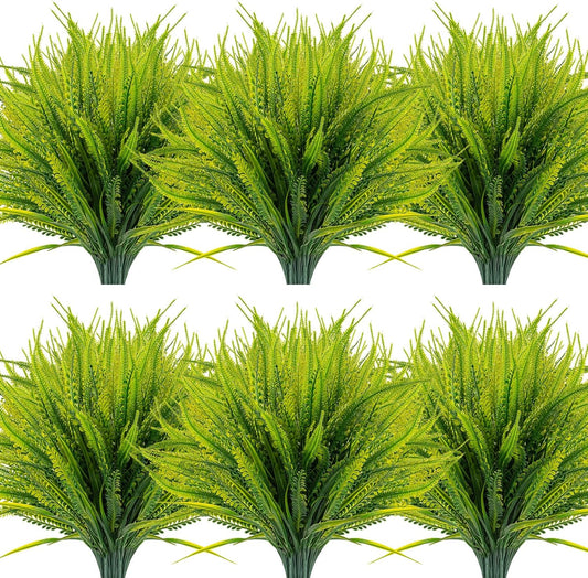 12 bundles Artificial Boston Ferns Flowers Home Kitchen
