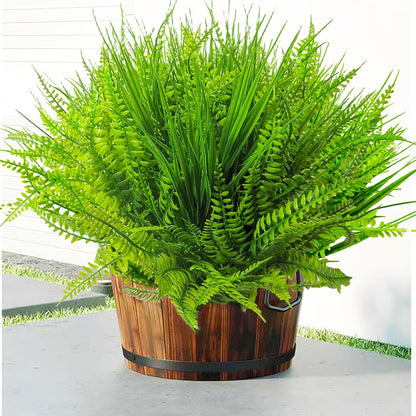 22 bundles Artificial Plants Outdoor Resistant UV Greenery