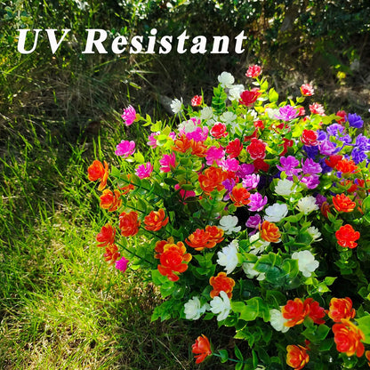 21 Bundles PE Plants UV Resistant Porch Garden