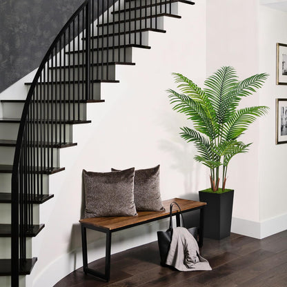 5 ft Artificial Palm Tree Tall Black Home