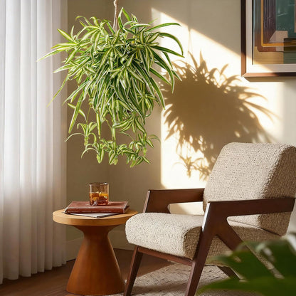 2 pcs Artificial Spider Hanging Plants Chlorophytum Home
