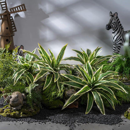 4 pcs Artificial Dracaena Stems Greenery Branches Home