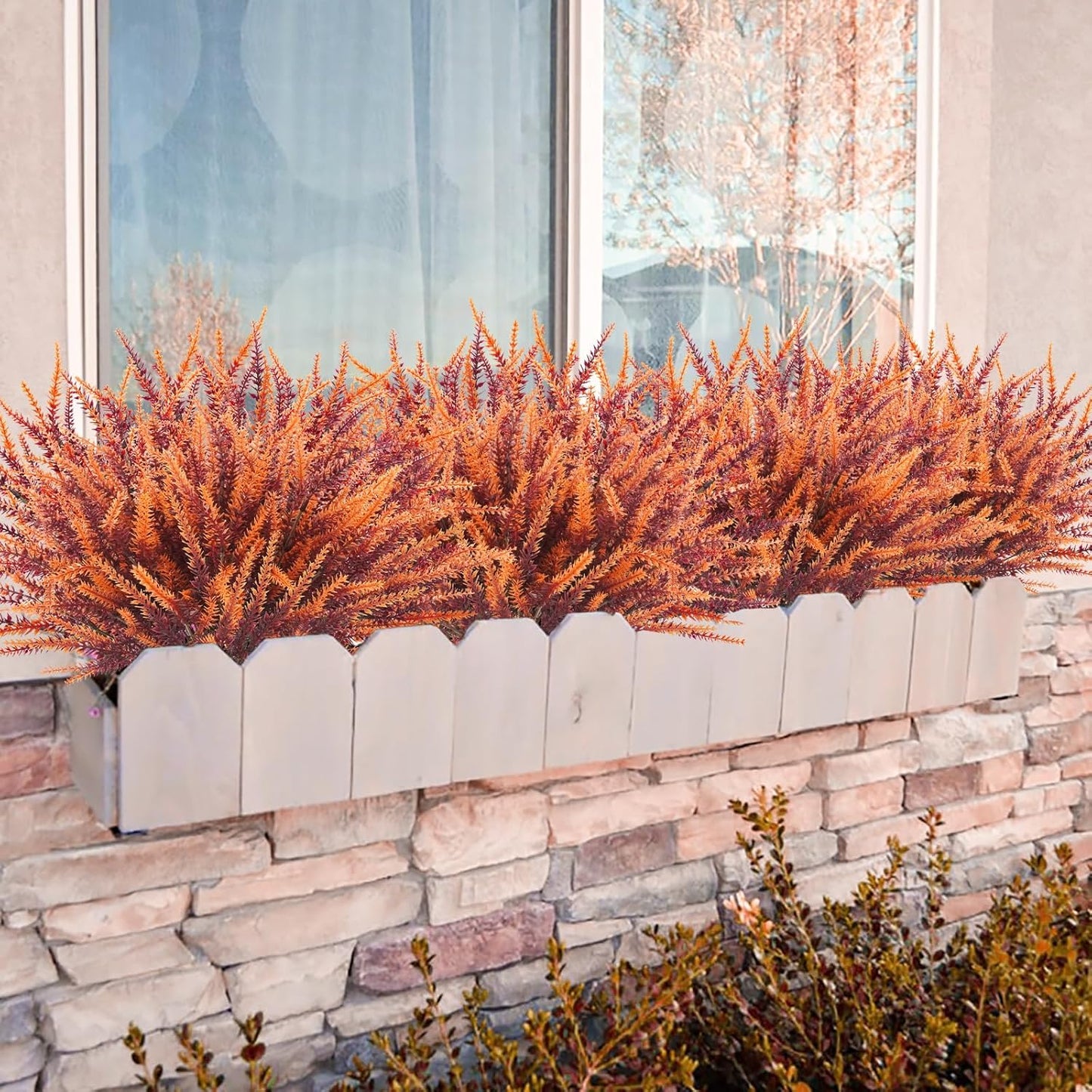 20 bundles Fall Artificial Lavender Flowers Resistant UV