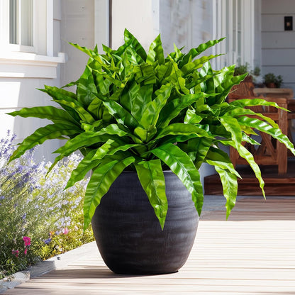 4 pcs Artificial Bird Nest Fern Stems Greenery