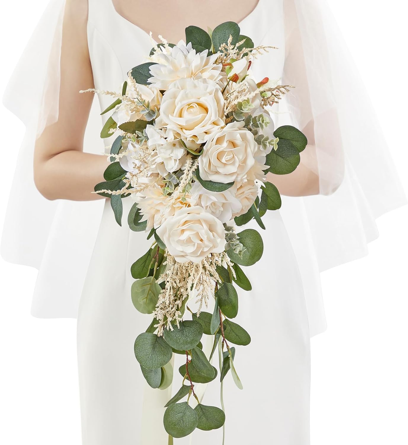 9.8 inch Serwalin Wedding Bouquets Home Kitchen Artificial