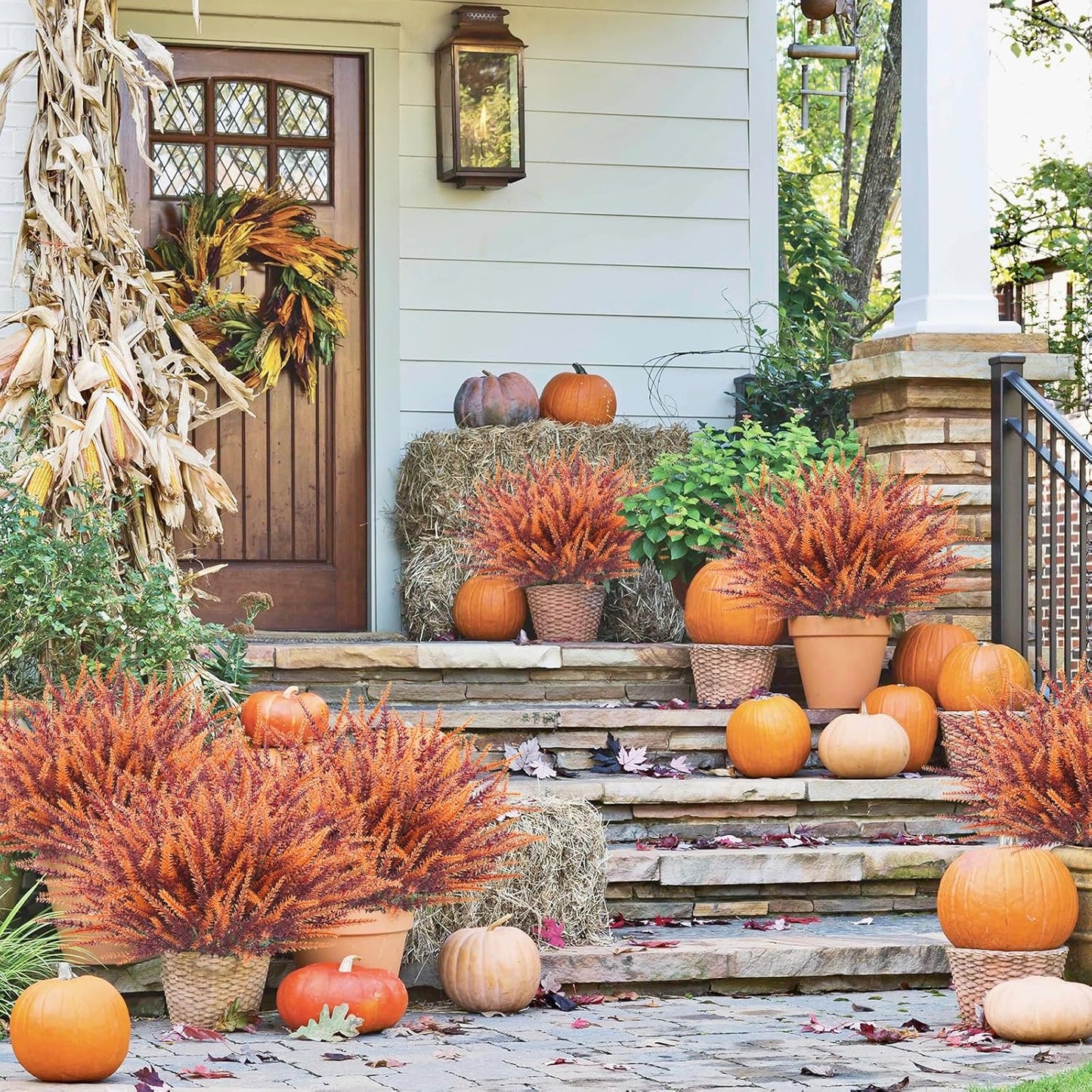 20 bundles Fall Artificial Lavender Flowers Resistant UV