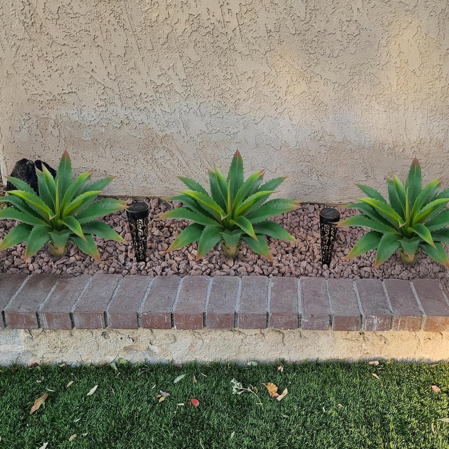 6 pcs 12.5 inch Large Artificial Succulent Aloe