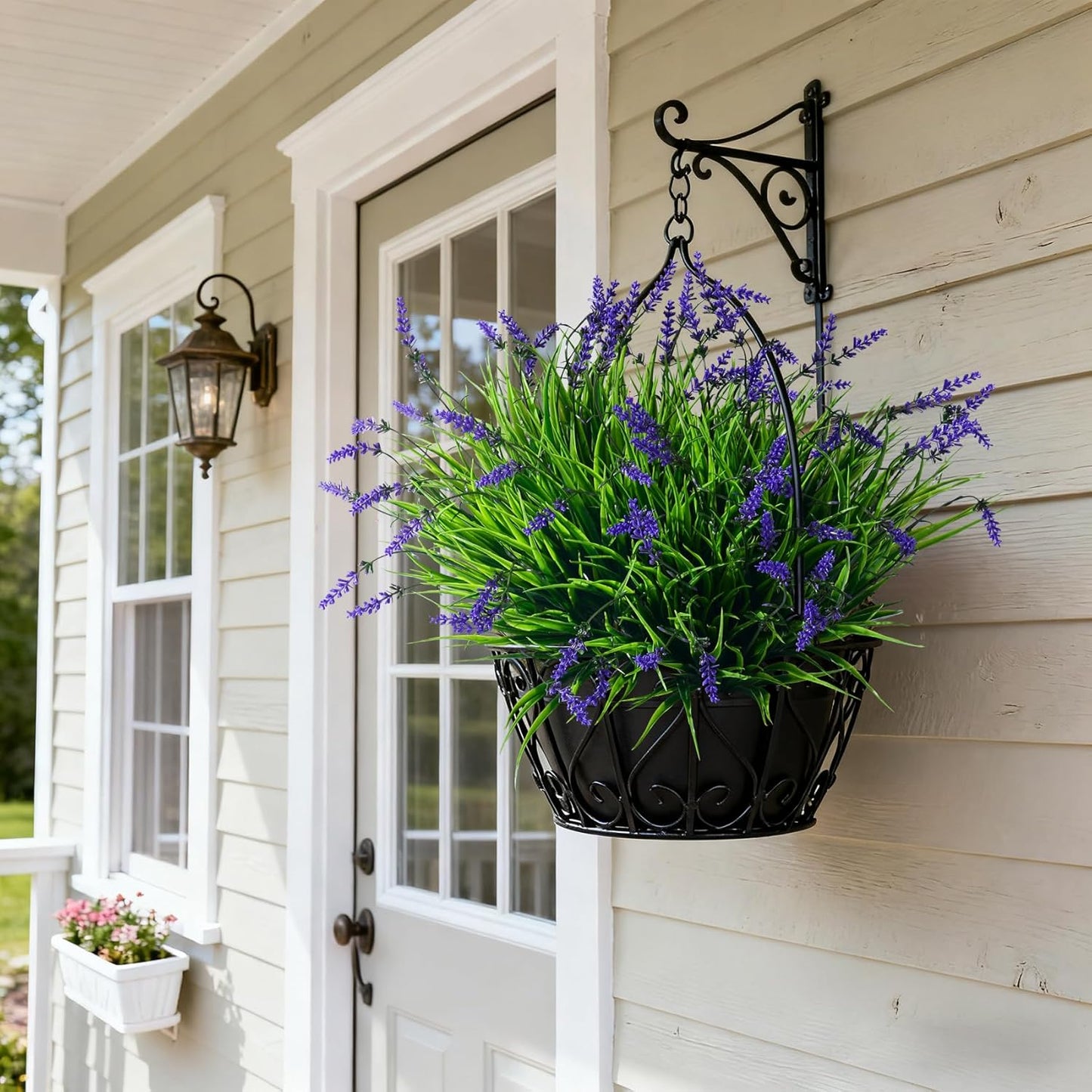 12 bundles Artificial Lavender Flowers Monkey Grass Home