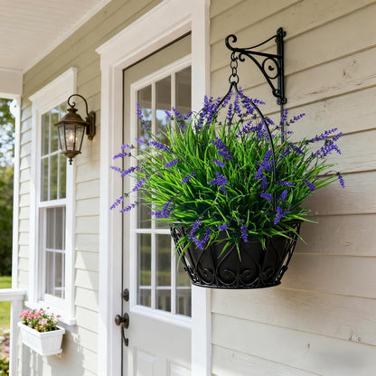 12 bundles Artificial Lavender Flowers Monkey Grass Home