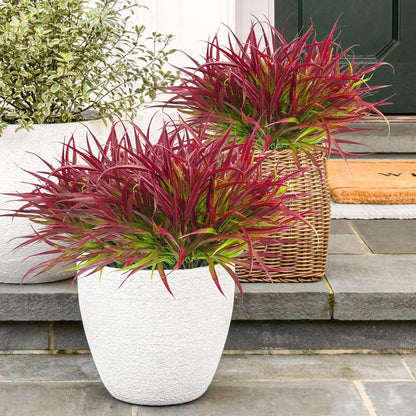 28 bundles Artificial Outdoor Plants Resistant Grass UV