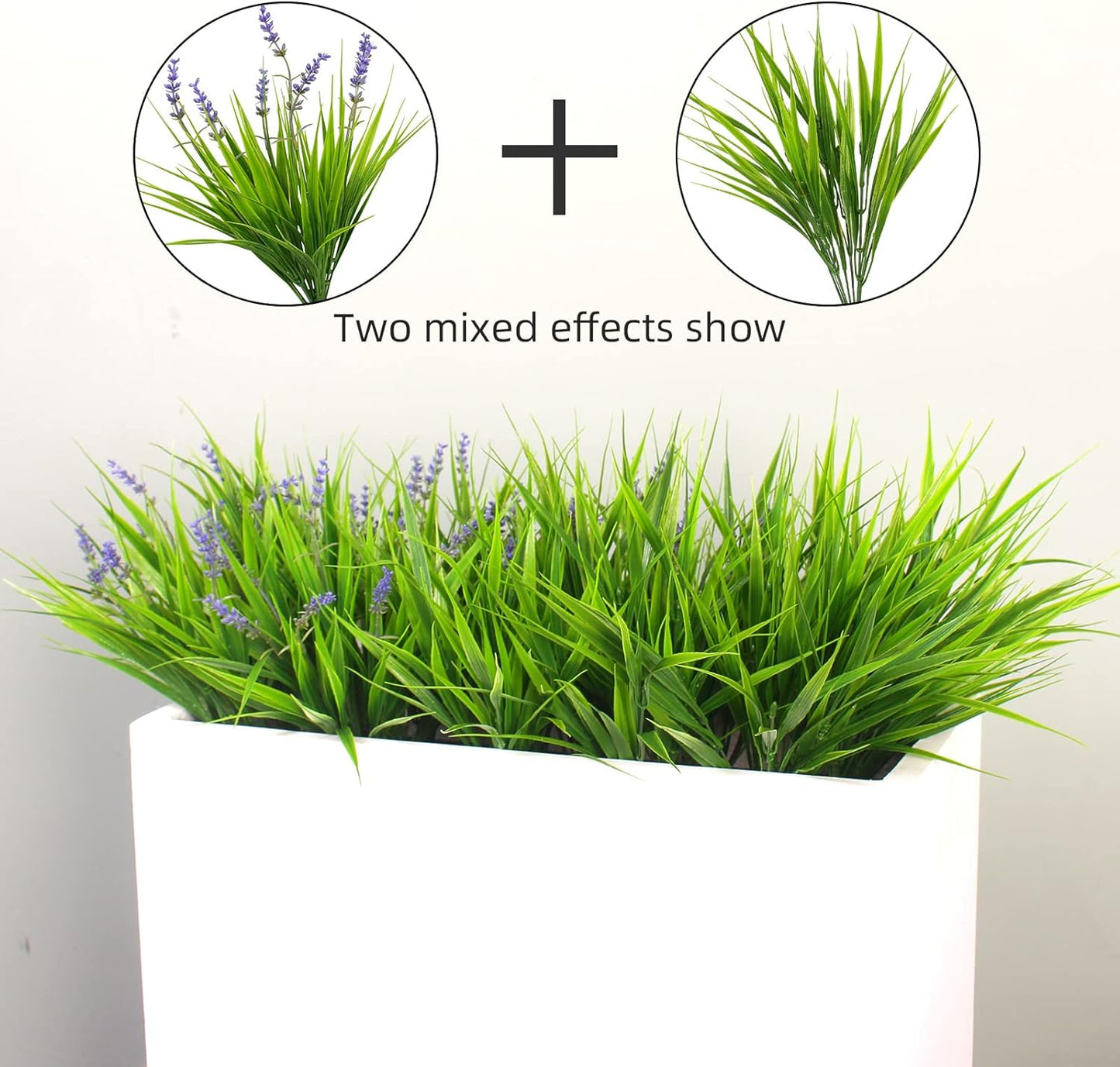12 bundles Alyptus Artificial Plants Outdoor Monkey Grass