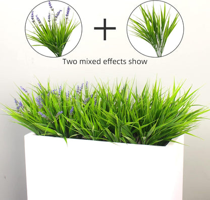 12 bundles Alyptus Artificial Plants Outdoor Monkey Grass